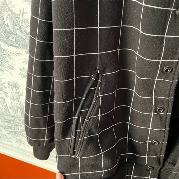 American Apparel Unisex Grid Fleece Jacket - Picture 6 of 6